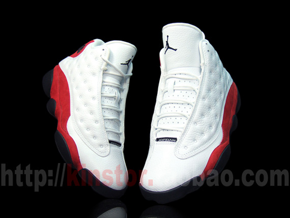 Air Jordan Xiii White Varsity Red Black Kinstor 01