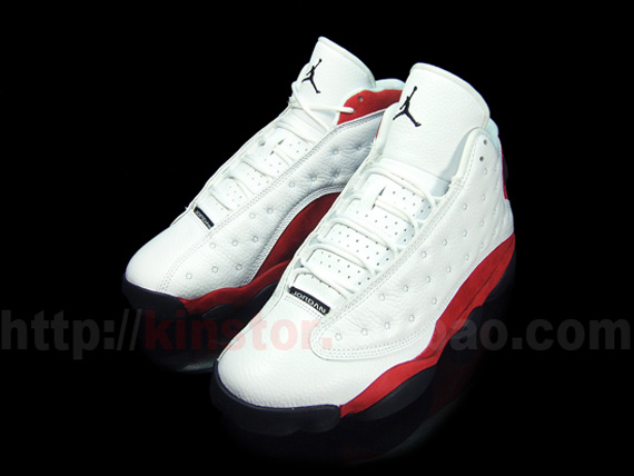 Air Jordan Xiii White Varsity Red Black Kinstor 05