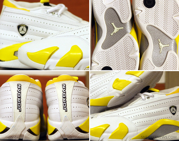 Air Jordan XIV (14) Low WMNS – White – Varsity Maize | Unreleased Sample