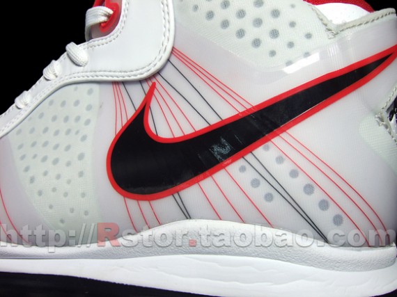 Nike LeBron 8 V2 – White – Black – Varsity Red | Detailed Images