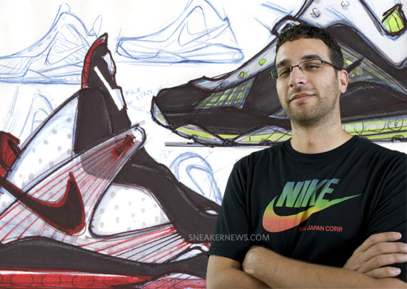 Lebron shoe designer hotsell