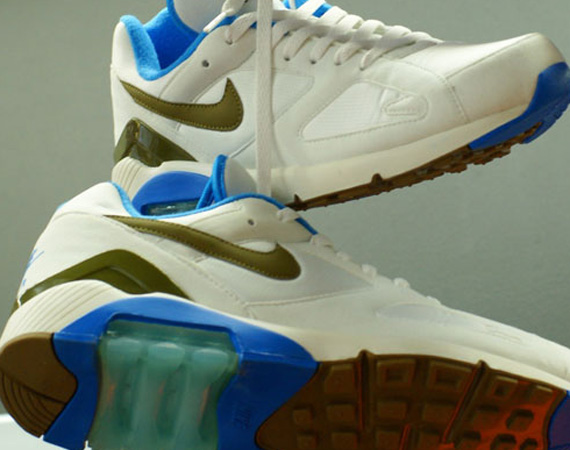 Nike Air 180 – White – Moss Green – Photo Blue | Available