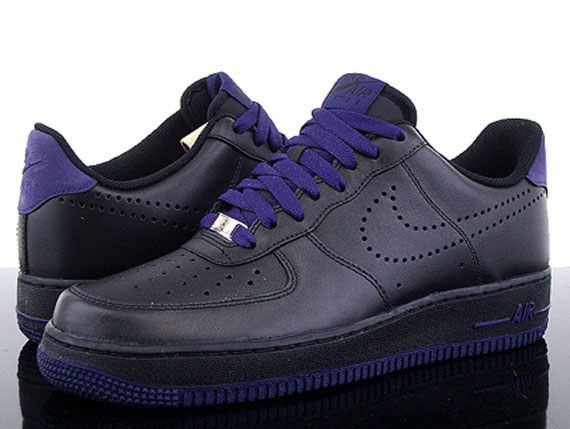Nike Air Force 1 Low Black Perf Purple 01