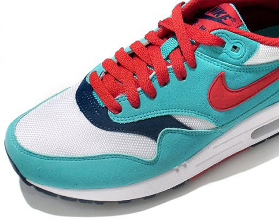 Nike Air Max 1 – Turquoise – Red – Navy – White