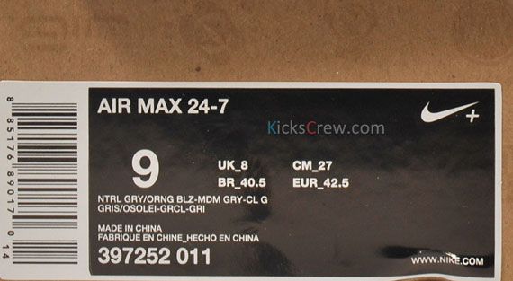 Nike Air Max 247 Neutral Grey Orange Blaze 01