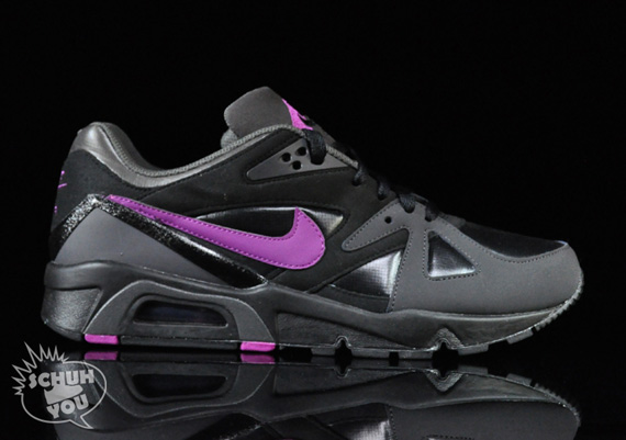 Nike Air Structure Triax 91 Black Plum Red 016