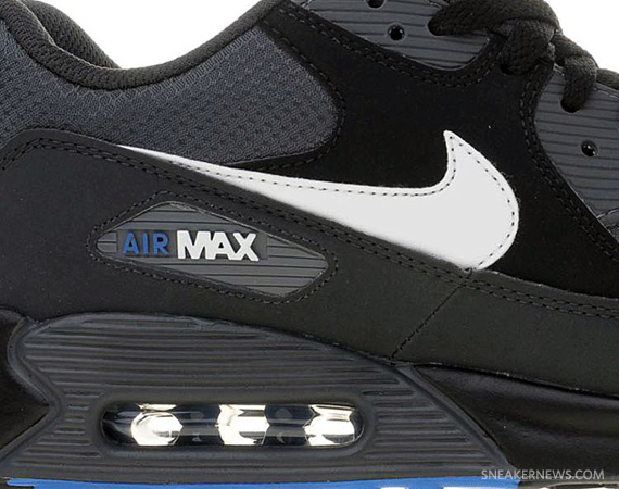 Nike Air Max 90 - Dark Shadow - Black - Varsity Royal - SneakerNews.com