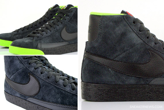 Nike Blazer Sp Anthracite Electric Green 1