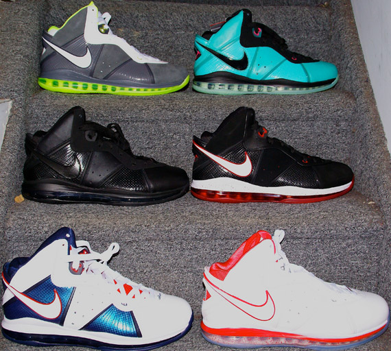 Nike Lebron 8 Grey White Neon 2