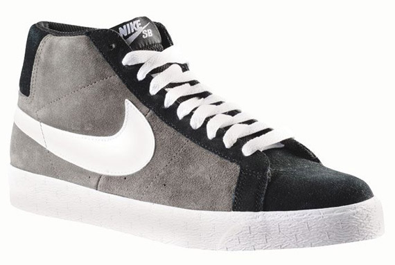 Nike Sb Blazer High Newsprint Black 1