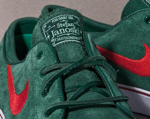 Nike SB Zoom Stefan Janoski – Forest Green – Red | November 2010 Sample