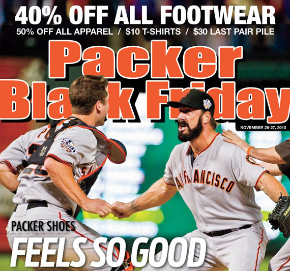 Packer Shoes Black Friday 2010 Sale