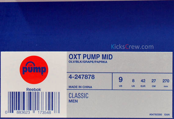Reebok Oxt Pump Olive Purp 01