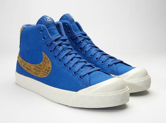 Stussy Nike All Court Mid Blue 05