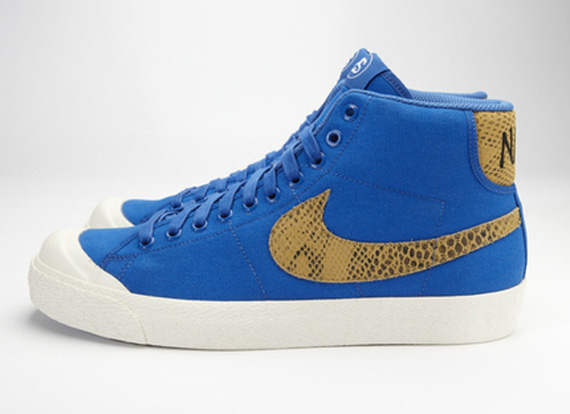 Stussy Nike All Court Mid Blue 06