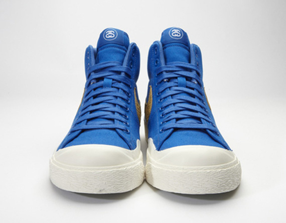 Stussy Nike All Court Mid Blue 07