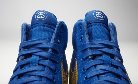 Stussy Nike All Court Mid Blue 08