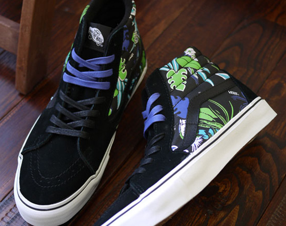 Vans Sk8-Hi Pro – Black – Aloha Parrots - SneakerNews.com