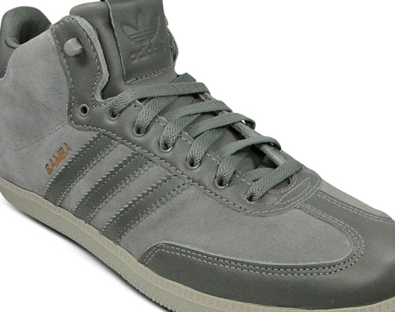 Adidas Samba Mid Winterized Grey Suede 01