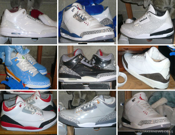 Air Jordan Iii 18 Pair Auction Summary