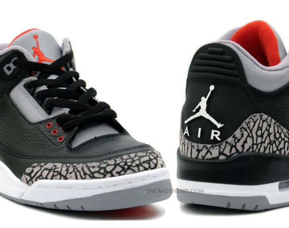Air Jordan III (3) Retro – Black – Cement Grey | Confirmed for Holiday 2011
