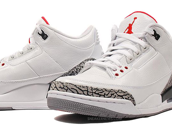 Air Jordan III Retro – White – Cement | Available for Pre-Order @ End