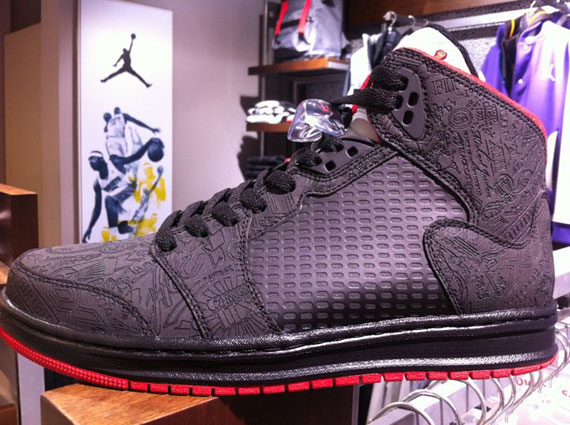 Air Jordan Prime 5 Laser Black Varsity Red SneakerNews