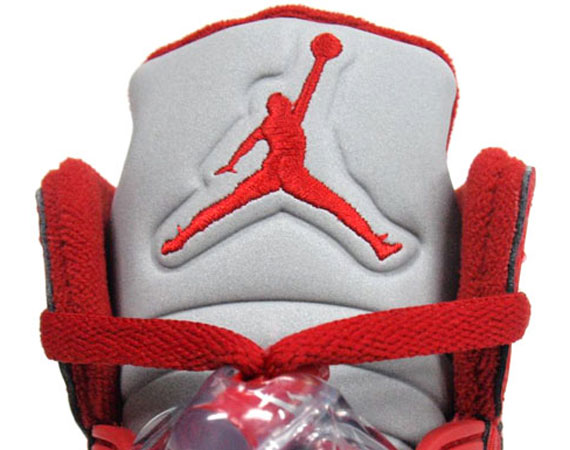 Air Jordan Prime 5 Varsity Red Metallic Silver New Detailed Images Summary