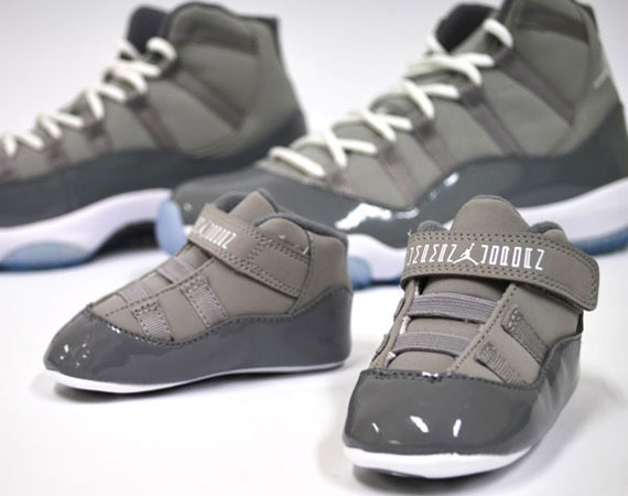 Gray hotsell kids jordans