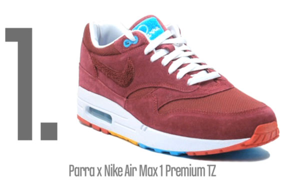 Parra x Patta x Nike Air Max 1 is Best of 2010 by Complex.com