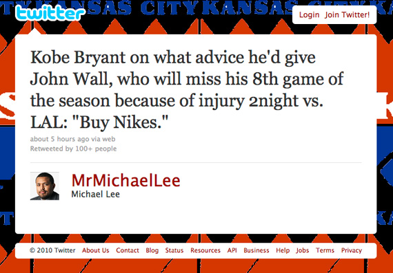 John Walls Wears Unreleased Nike Kobe 6 - Sports Illustrated