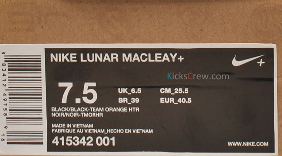 Nike Acg Lunar Macleay Black Team Orange 07