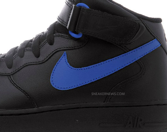 Nike Air Force 1 Mid ’07 – Black – Royal Blue