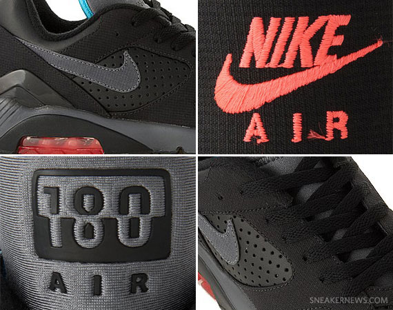 Nike Air 180 Black Infrared Blue Perf 07