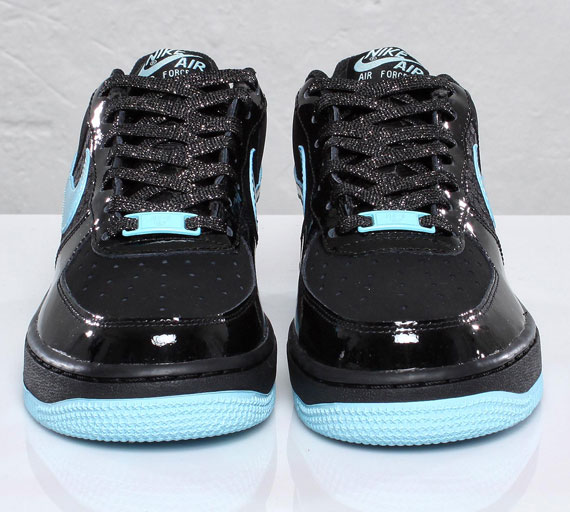 Nike Air Force 1 Low 07 Gs Black Still Blue White 02