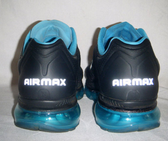 Nike Air Max 2011 Black Metallic Silver Chlorine Blue Ebay 06