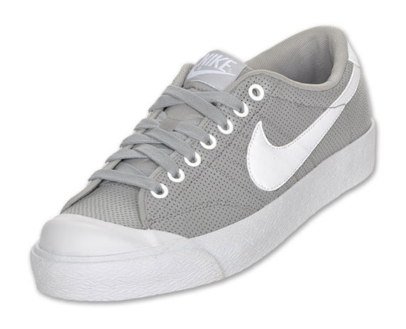 Nike All Court Low Grey Perf White 02