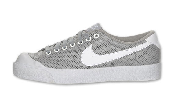 Nike All Court Low Grey Perf White 03