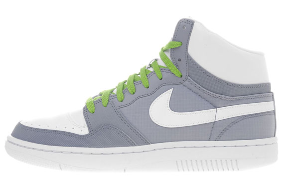 Nike Court Force Mid Grey White Green Apple Jd 01
