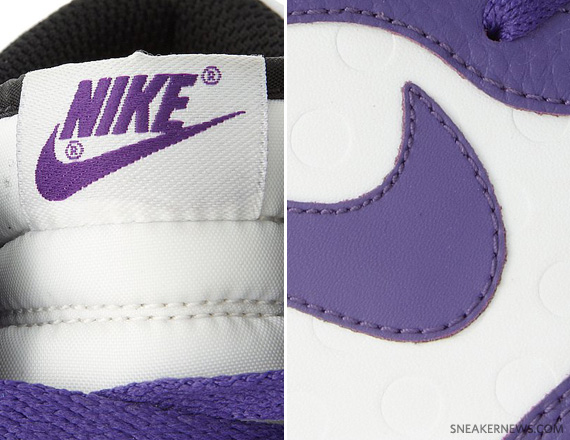 Nike Dunk High Be True Purple White Dots 07