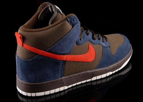 Nike Dunk High Gt Obsidian Brown Red 04