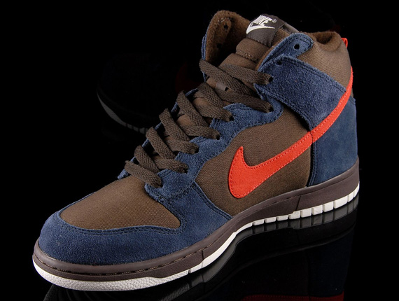 Nike Dunk High Gt Obsidian Brown Red 05
