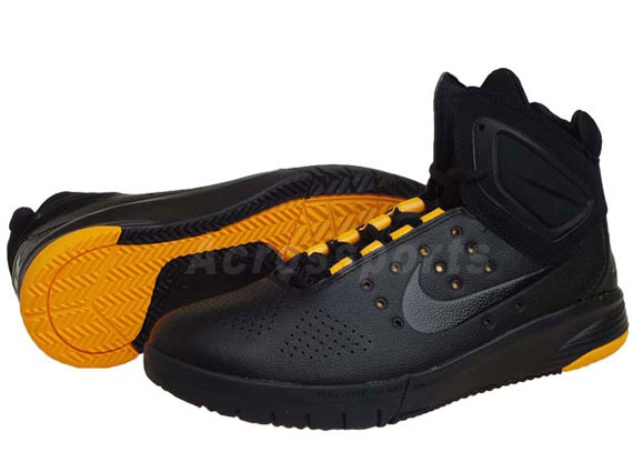 Nike Flight Lite 2010 Black Varsity Maize Id4shoes 03