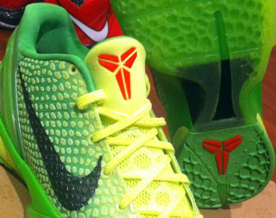 Kobe 6 Grinch Release and Sneaker Shirts to match
