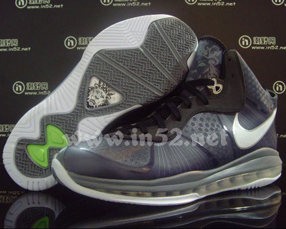 Nike Lebron 8 V2 Black Grey Neon New Images 03