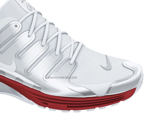 Nike Lunar Shox Nz White Red 03