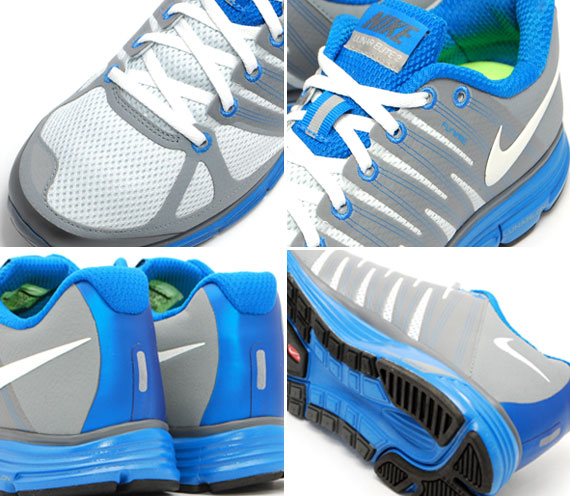 Nike LunarElite+ 2 – Platinum – White – Stealth – Blue Spark