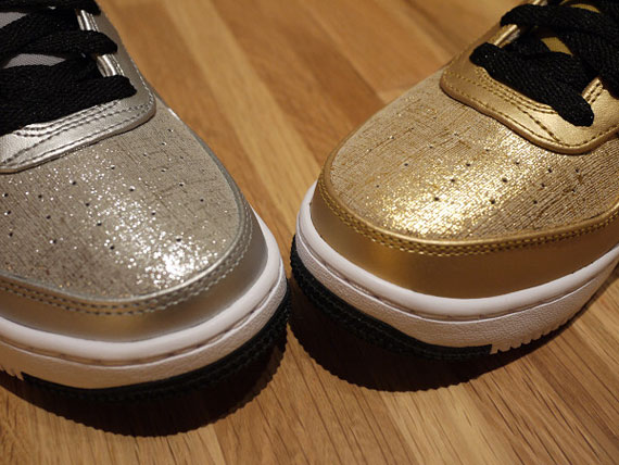 Nike WMNS Air Feather High Premium – Metallic Gold + Metallic Silver