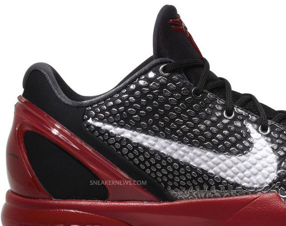 black and red kobe shoes