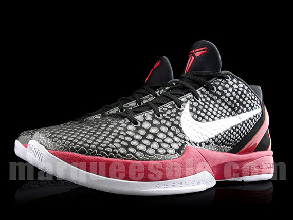 nike zoom kobe vi black varsity red white ms 5